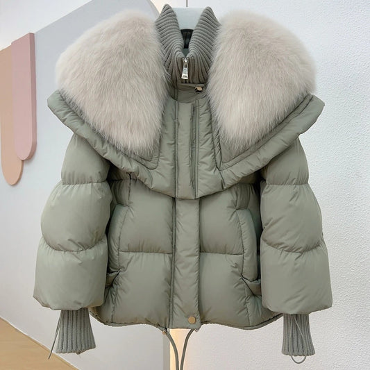 Adèle | Manteau d'hiver pour femme avec un col en laine