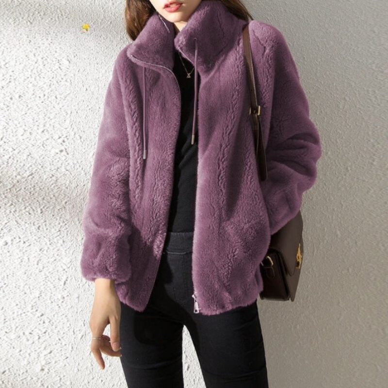 Colette | Veste double face avec fermeture éclair