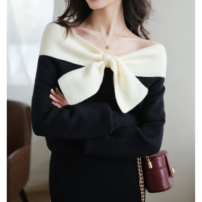 Chloé | Pull en tricot à épaules dénudées pour femme