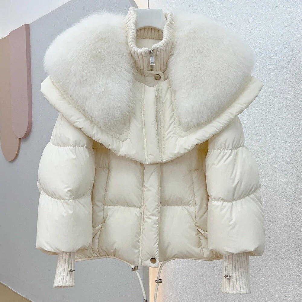 Adèle | Manteau d'hiver pour femme avec un col en laine