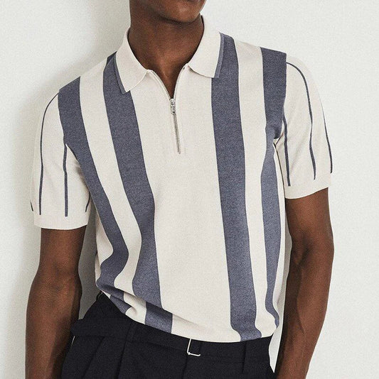Cole - Chemise Polo à Col Zippé