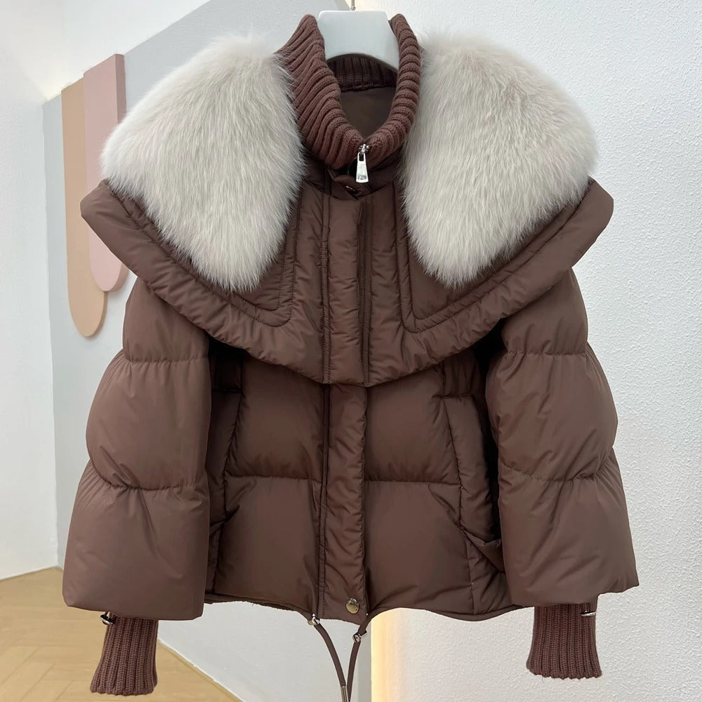 Adèle | Manteau d'hiver pour femme avec un col en laine